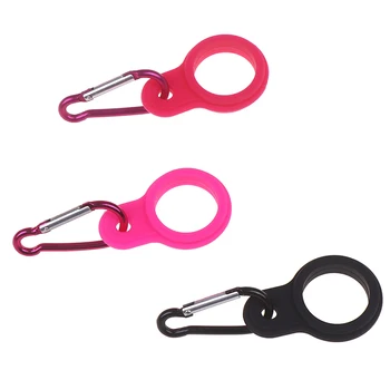 

1Pcs Silicone Carrier Carabiner Clip For Outdoor Activities Daily Use Outdoor Climbing Water Bottle Hang Buckle