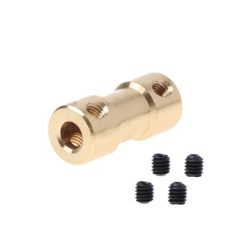 

2-5mm Motor Copper Shaft Coupling Coupler Connector Sleeve Adapter US