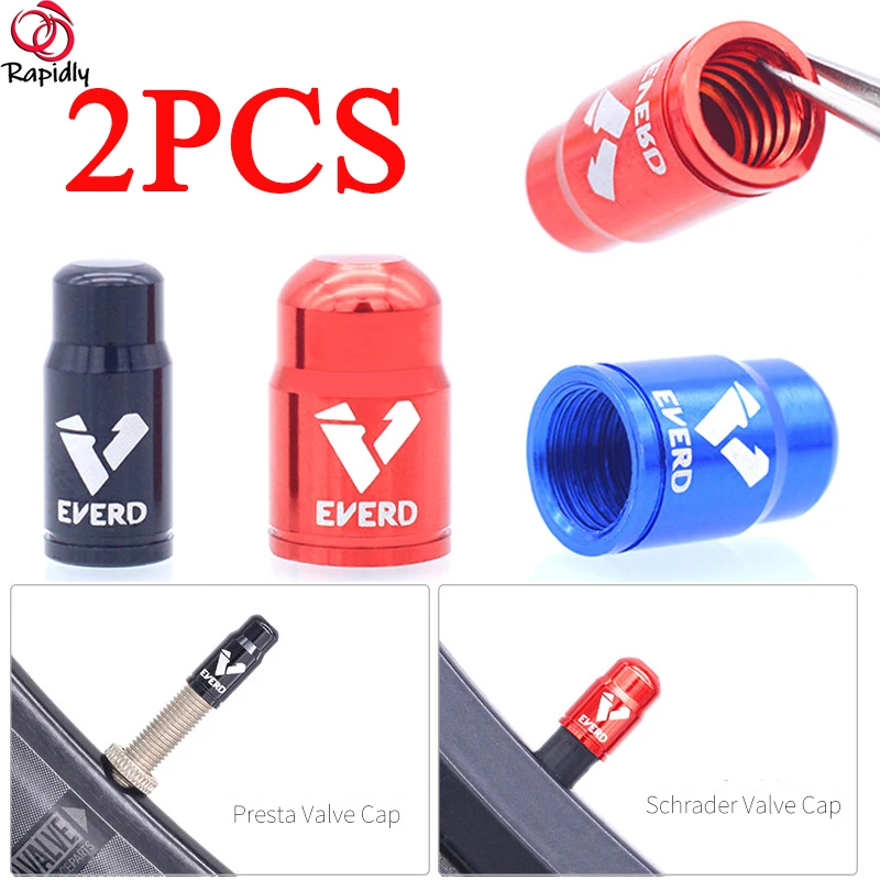 2 шт. алюминиевая крышка клапана для велосипедной шины сверхлегкая горного