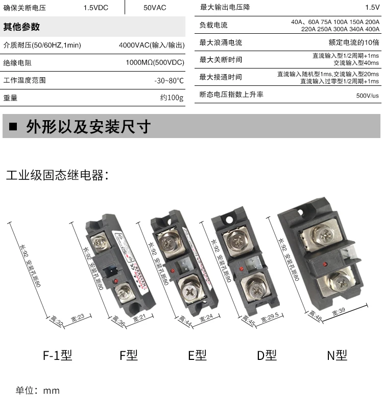 Реле H380ZF H3120ZF H3150ZE H3200ZE H3250ZD H3300ZD