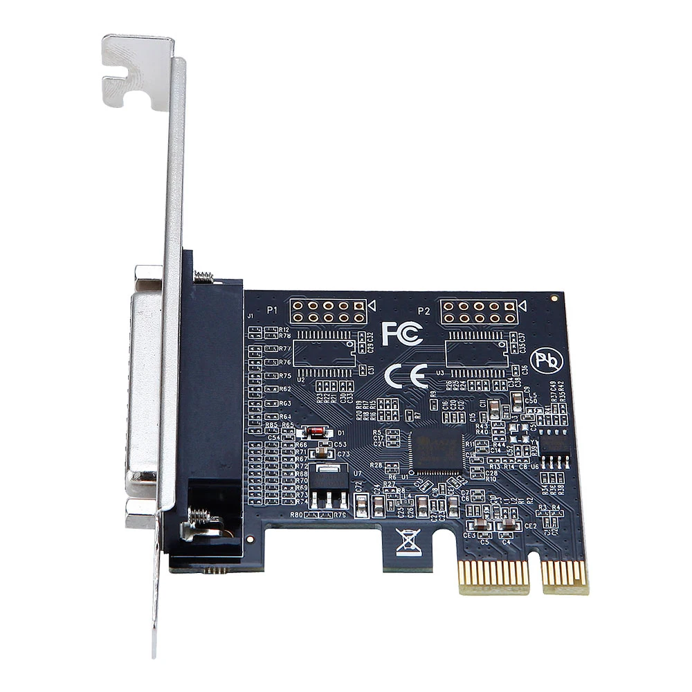 PCI express для принтера DB25 порт Параллельный адаптер карты добавить на CARDwith asix 99100 чипсет