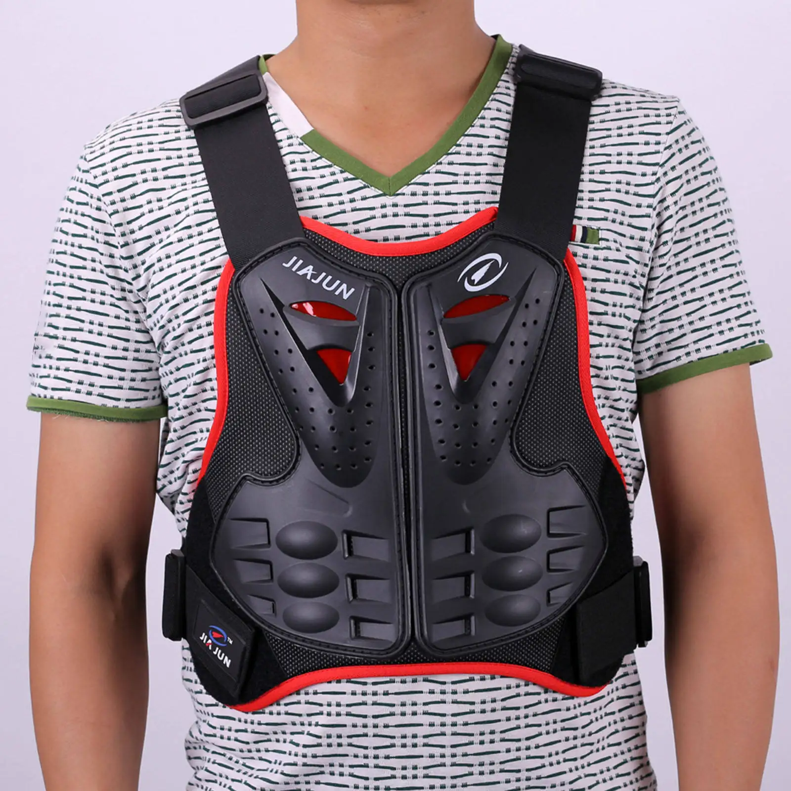 Motorcycle Protection Vest Spine Chest Protection Fit for Dirtbike Mens Motorbike Body Jacket