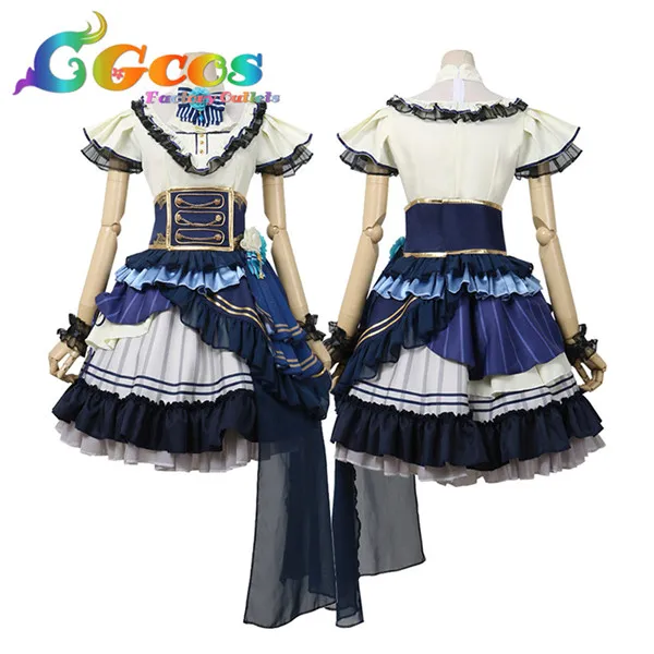 BanG Dream! девушка группа Roselia Hikawa Sayo платье Высокое качество Косплей Женская одежда