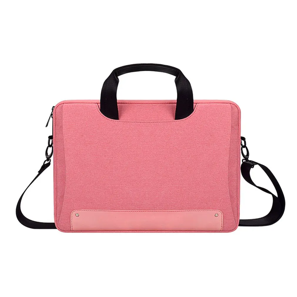 15.4 inch Pink Портативный/наплечный Расширенный Прочный чехол для ноутбука многофункциональная сумка для компьютера Xiaomi/Apple/Mac/huawei сумка для ноутбука - Цвет: 15.4 inch Pink