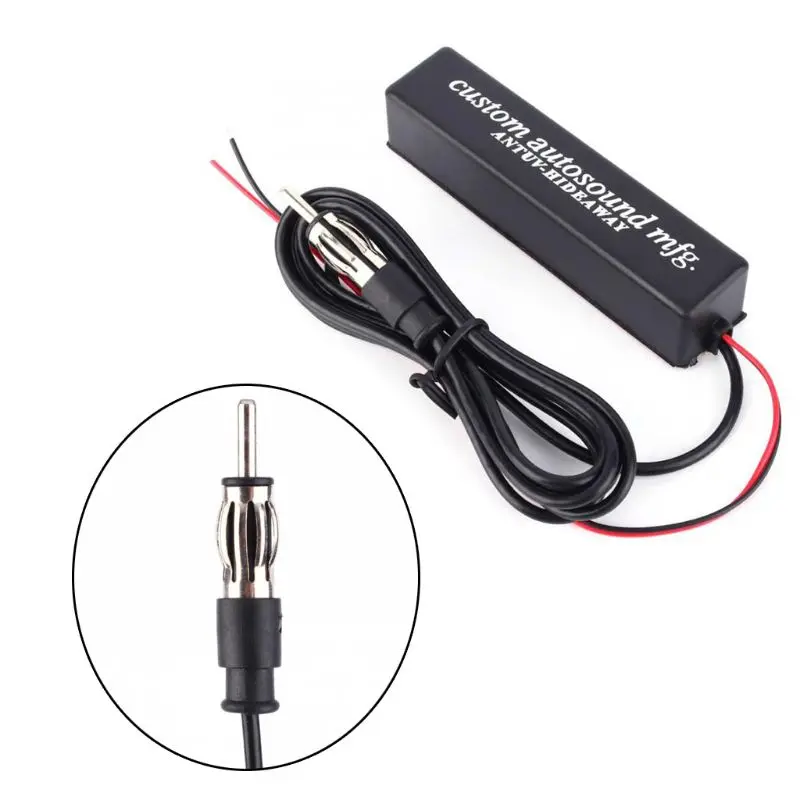 12V электронная Автомобильная Скрытая антенна FM/AM радио стерео усилитель для автомобиля