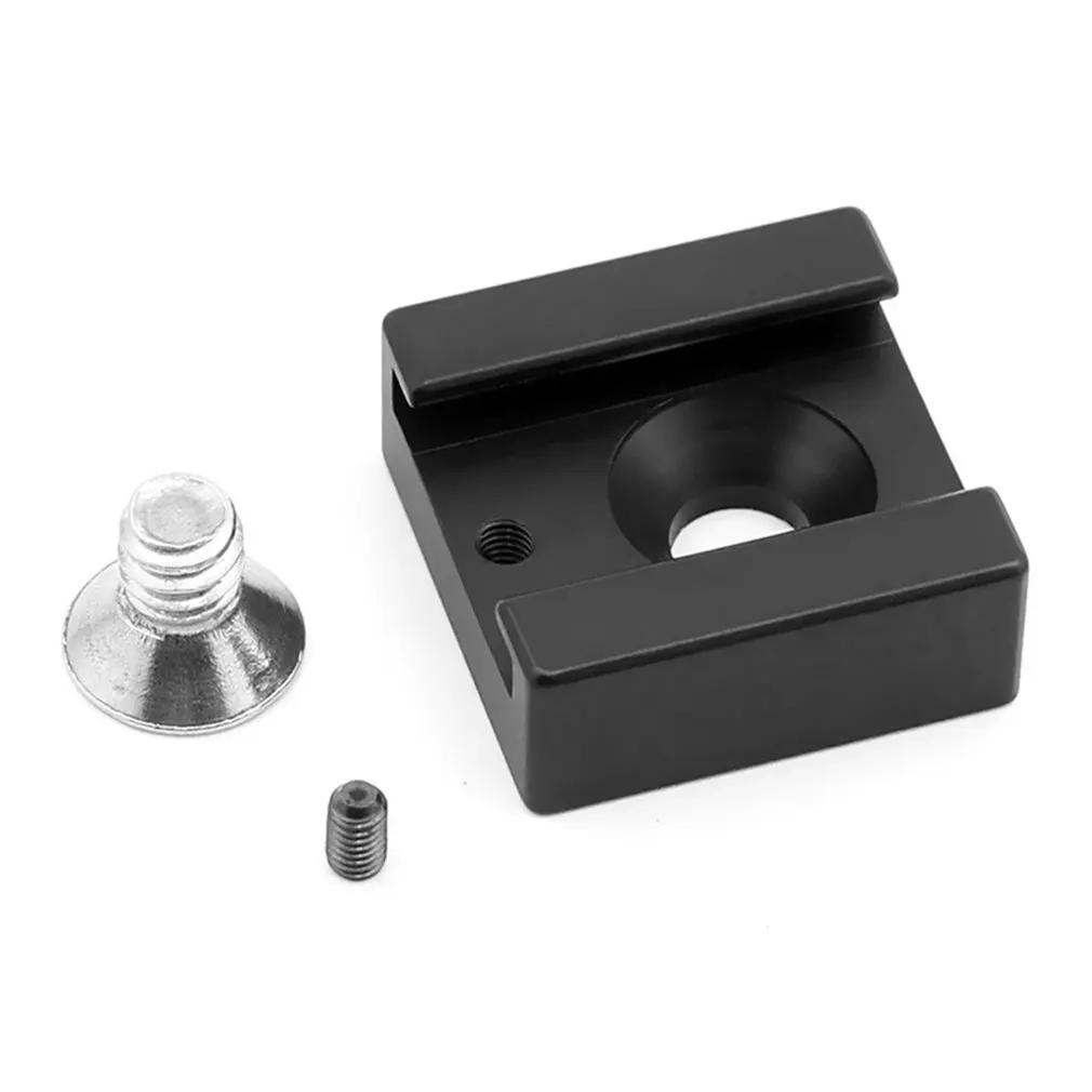 

Metal Camera Flash Hot Shoe Mount Adapter with 1/4 Screw Adapter Seat to Flash Bracket Holder Tripod for Camera