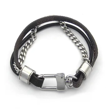 

Statement Triple leather bracelet jewelry For Men Anniversary Jewelry