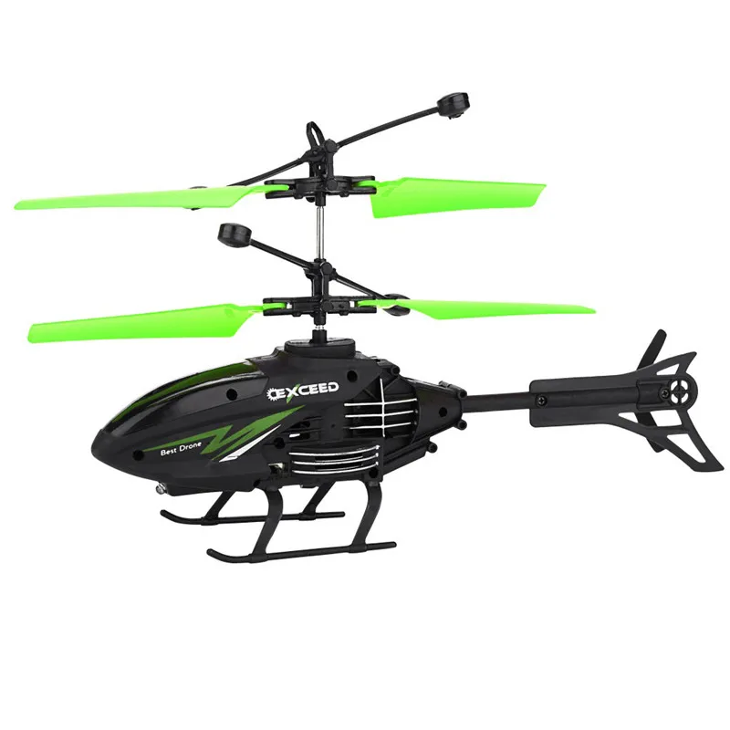 Mini RC Infraed Induction Helicopter Aircraft Flashing Light Toys mini drone Christmas Gift #4D20 (9)
