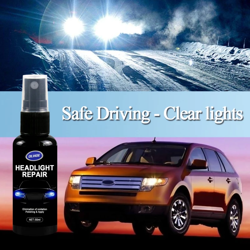 10ml Car Headlight Repair Coating Solution Repair Kit Oxidation Rearview Coating Headlight Polishing Anti-scratch Liquid Agent