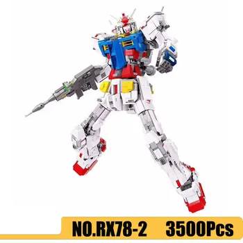 

Super 18K RX78-2 Robot Model 3500Pcs mechanical primitive Warrior Mech Classic gundam model building block bricks Toys