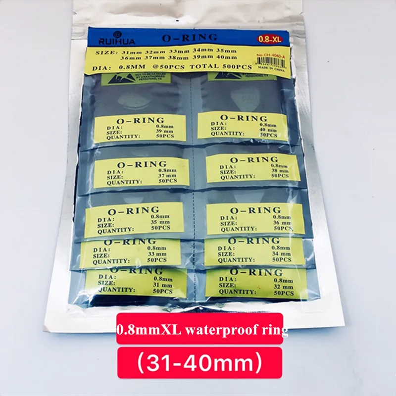 500-900Pcs Watch accessories Watch waterproof ring Watch seal ring /Watch rubber seal ring / Watch back cover waterproof ring