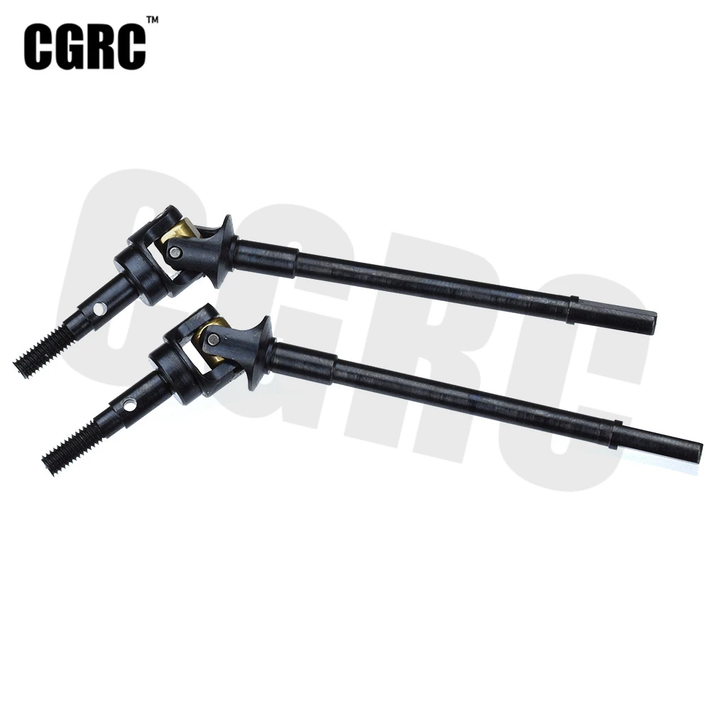 

2pcs Strengthen Steel Universal Joint CVD Dogbone For 1/10 Rc Crawler Axial Scx10 II 90046 90047 59 60 RC Car Upgrade Parts