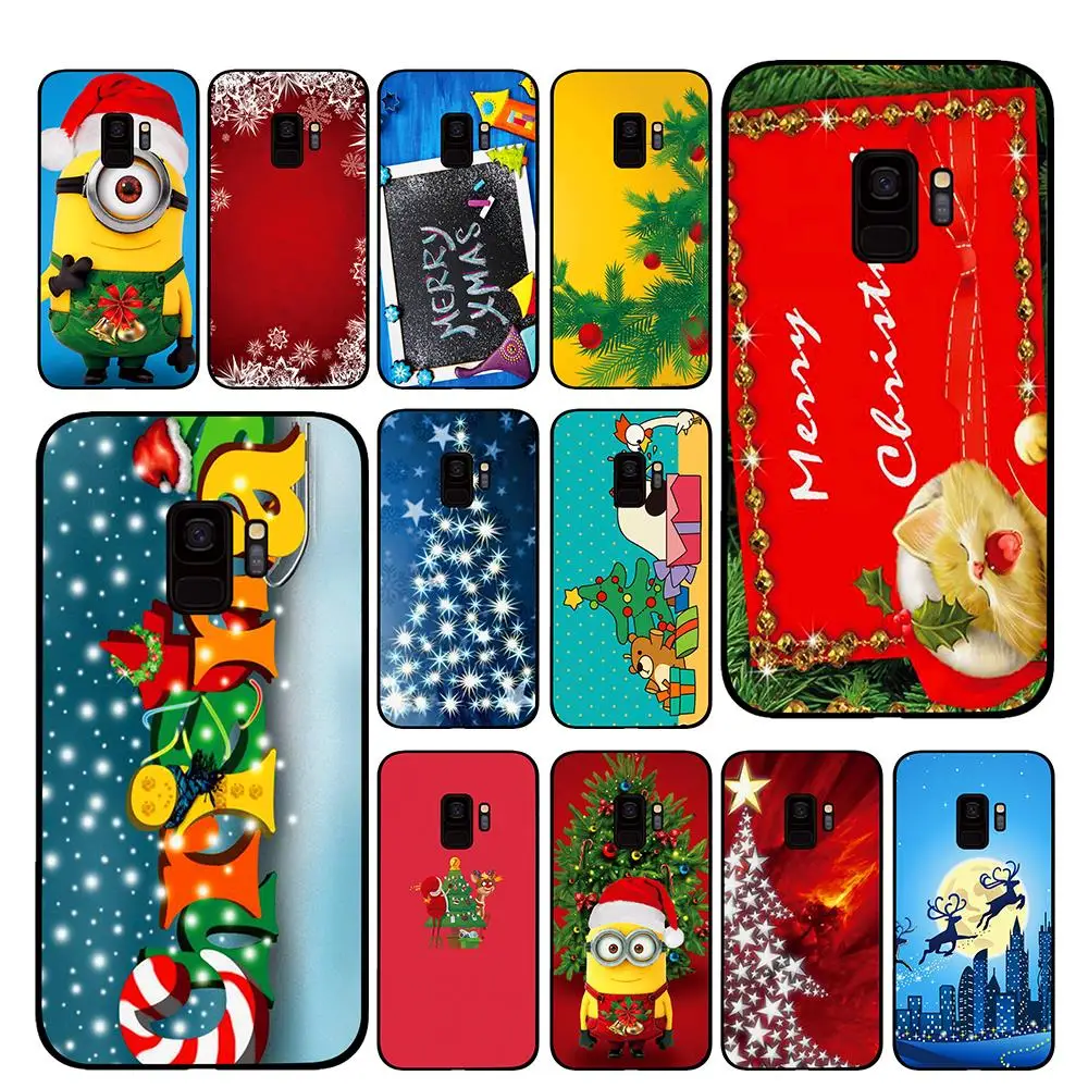 Рождественские картинки для samsung Galaxy A6 A8 плюс A7 A9 2018 A5 2017 18 J530 J7 J8|Чехлы-накладки| |