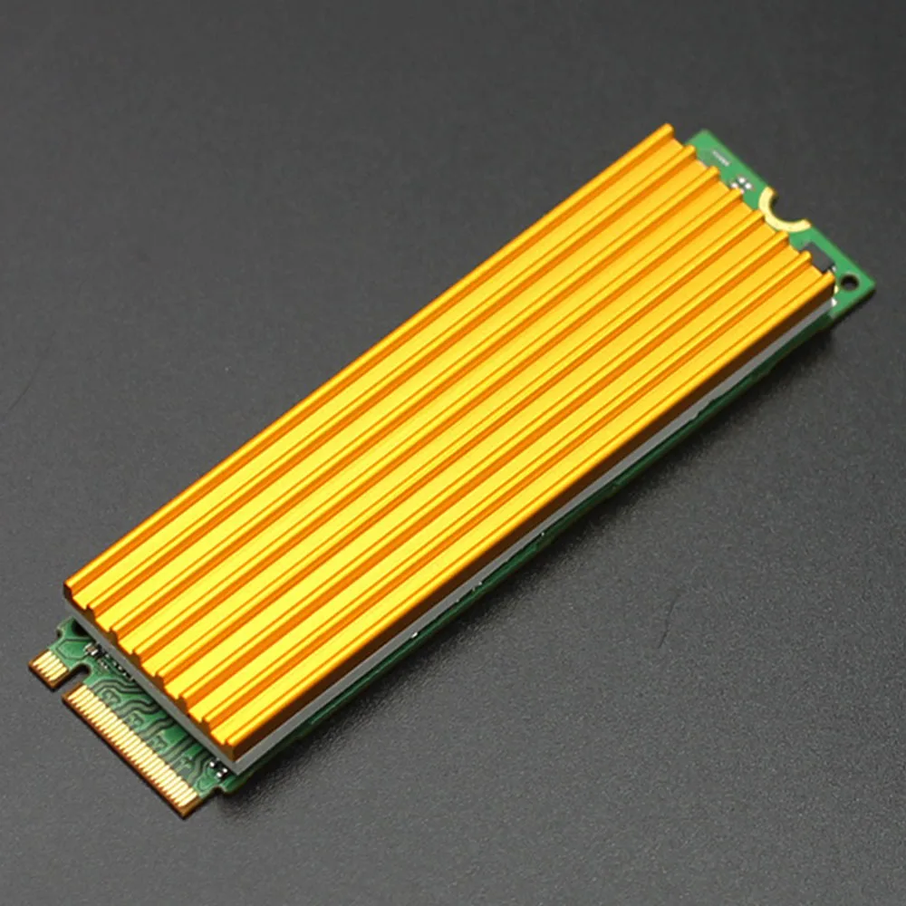 2 шт. M.2 SSD рассеивающий тепло алюминиевый рассеиватель тепла Универсальный охлаждающий коврик для 2280 SSD с тепловым листом холодный вниз 7-8 градусов