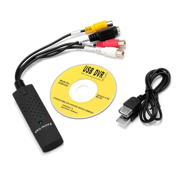 

Portable EasyCAP USB 2.0 Audio Video Capture Card Adapter VHS To DVD Video Capture Converter For Windows 7/8/10/XP Dropshipping