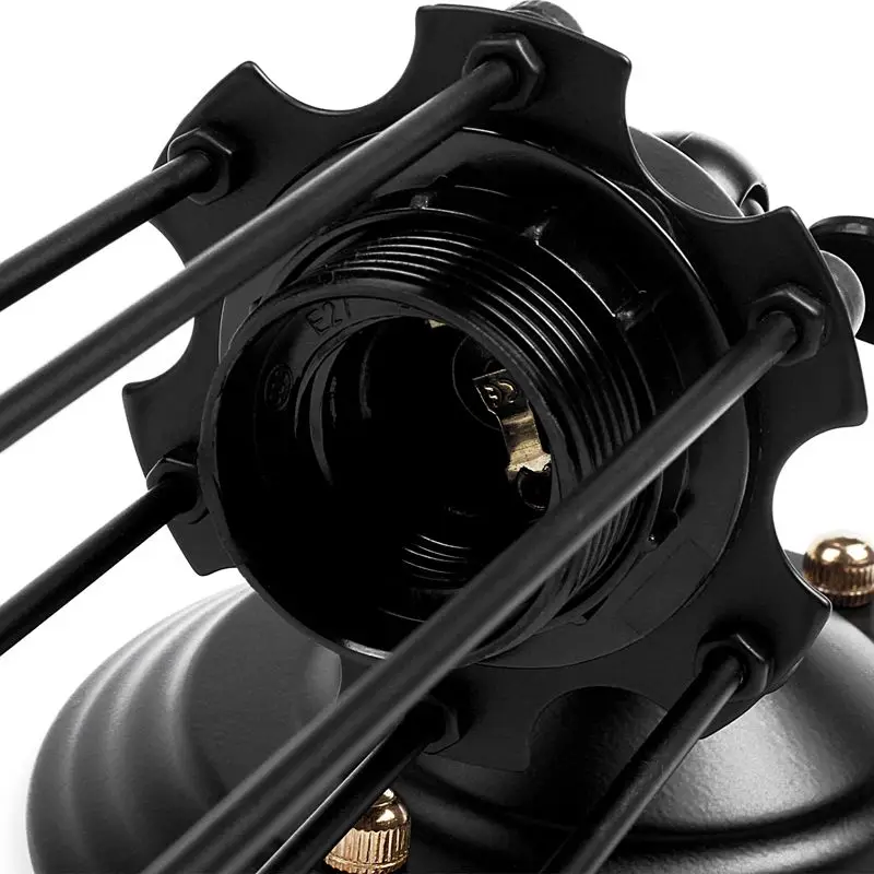 E27 Промышленный Эдисон Лофт Простой настенный светильник Винтажный стиль мини черная клетка настенный светильник(без лампы
