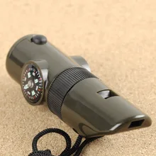 H7-1b свисток-компас светодиодный светильник термометр ремешок Многофункциональное использование свисток выживания