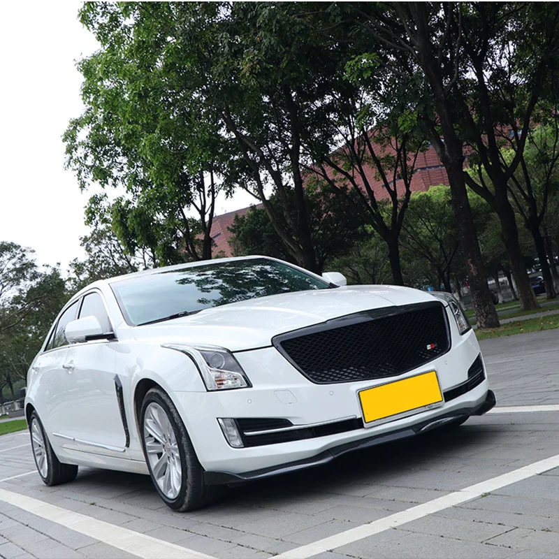 Черный D3 стиль гриль для Cadillac ATS ATS-L- мед сетки переднего бампера гоночная решетка ремонт мед гребень