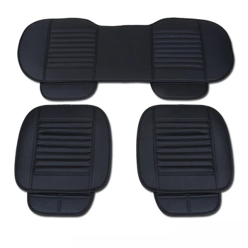 

Universal Car Seat Artificial leather All-Inclusive Non-Back Bamboo Charcoal Car Seat Cushion Non-slip 4 Color Mat Pad Seat Auto