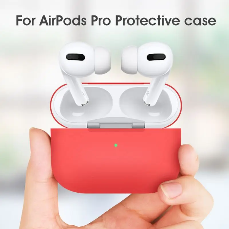 Силиконовый чехол для Airpods Pro TWS Bluetooth apple airpods pro наушников Air Pods 3 | Электроника