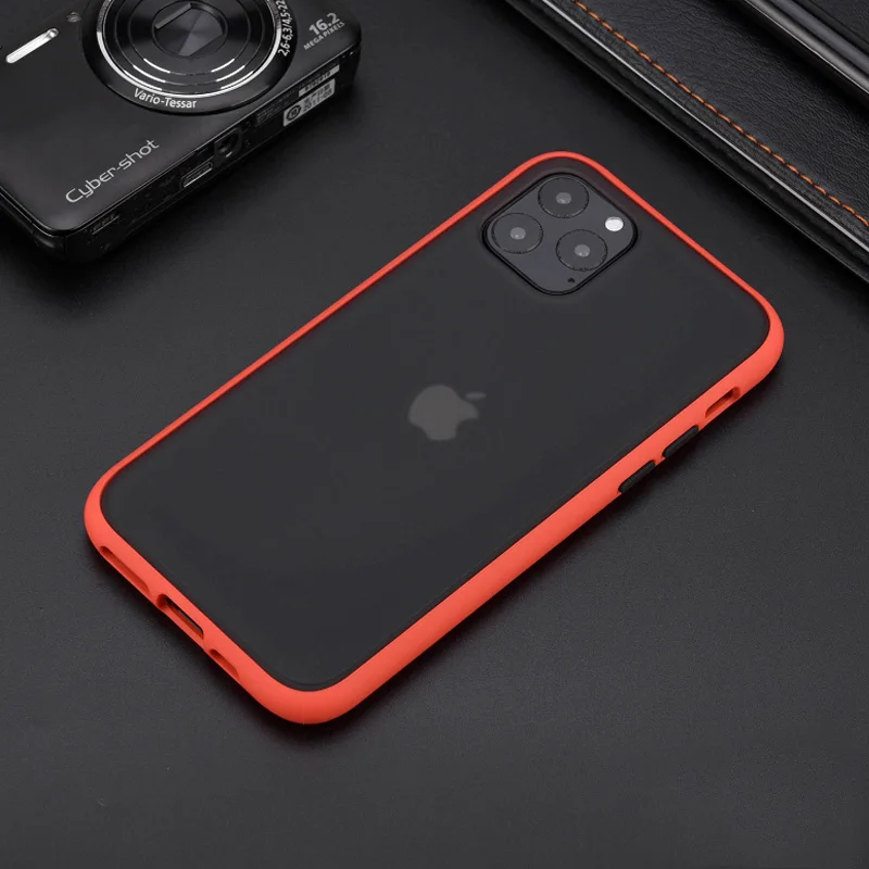 Противоударный мягкий резиновый силиконовый чехол для телефона для iPhone 11 Pro Max XR XS Max 10 8 7 6s Plus 8Plus 7Plus iPhone11 11Pro матовый чехол