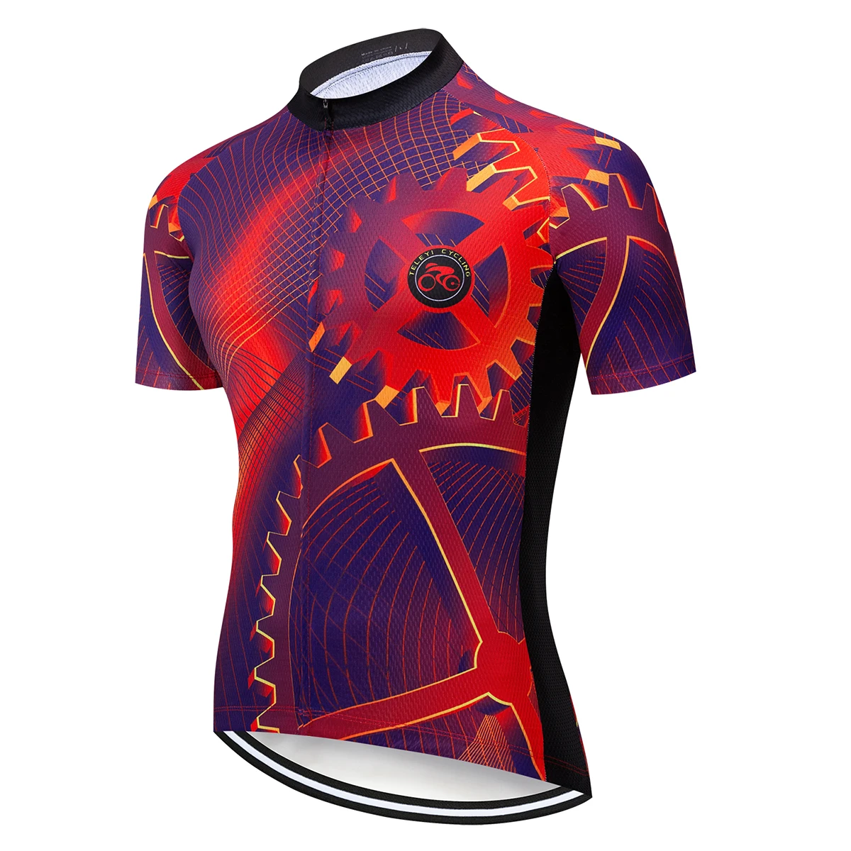 TELEYI 2019 Велоспорт Джерси Топы летние Гонки одежда Ropa Ciclismo короткий рукав горный