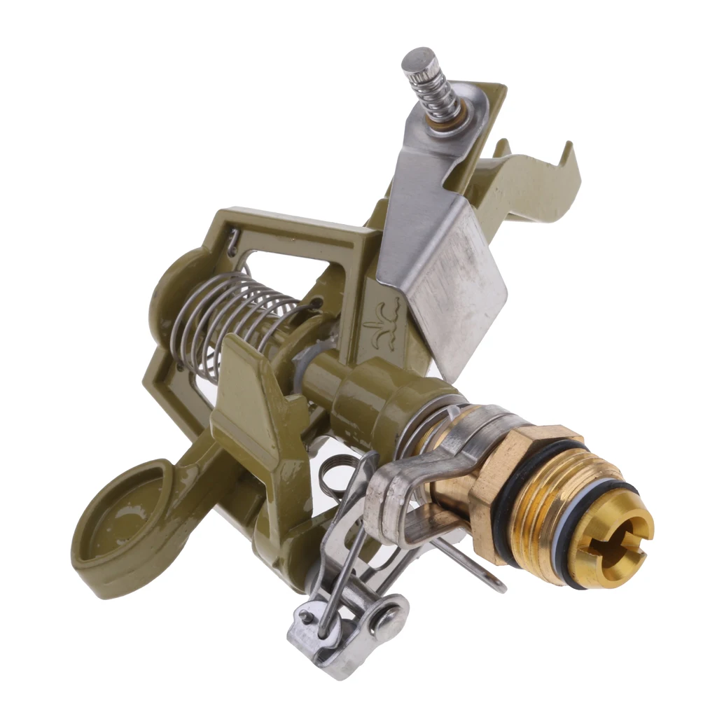 

Brass Impact Sprinkler, Irrigation Spray Head for Garden Lawn Yard Watering - 25-330 Degree, Adjustable