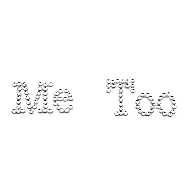 1 Набор «I Do» «Me Too» прозрачные украшения свадебные туфли наклейки, свадебные украшения