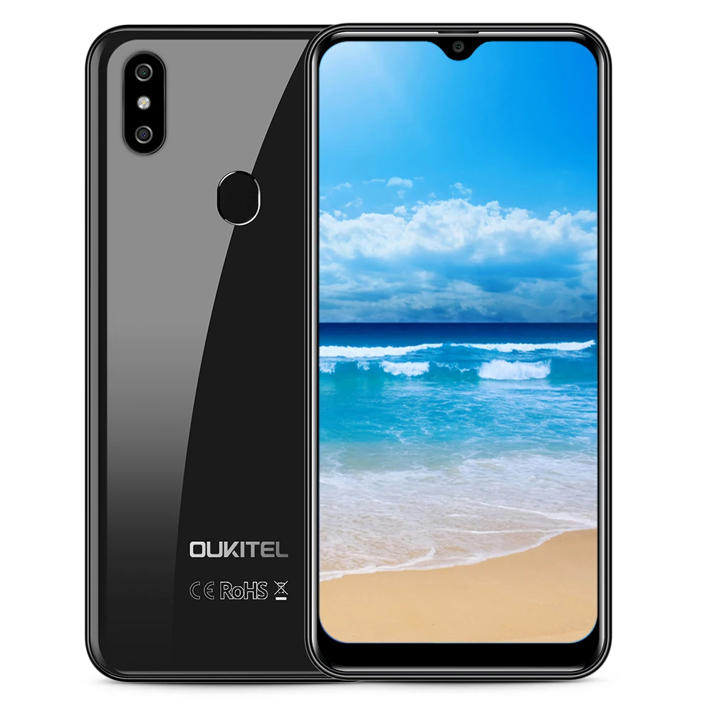 OUKITEL C15 Pro, 4G, 6,1 дюймов, смартфон, 1280x600, ips, четырехъядерный телефон, две тыловые камеры, 3 Гб ram, 32 ГБ rom, телефон - Цвет: Black