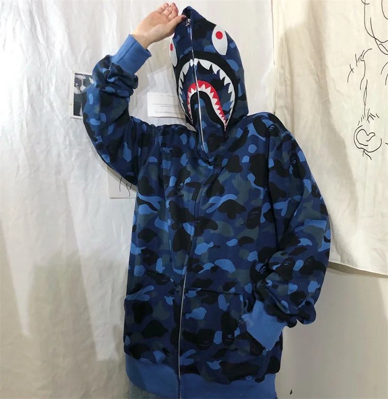 Унисекс кукла с акулой пальто мужской стиль Harajuku tumblr панк готический корейский
