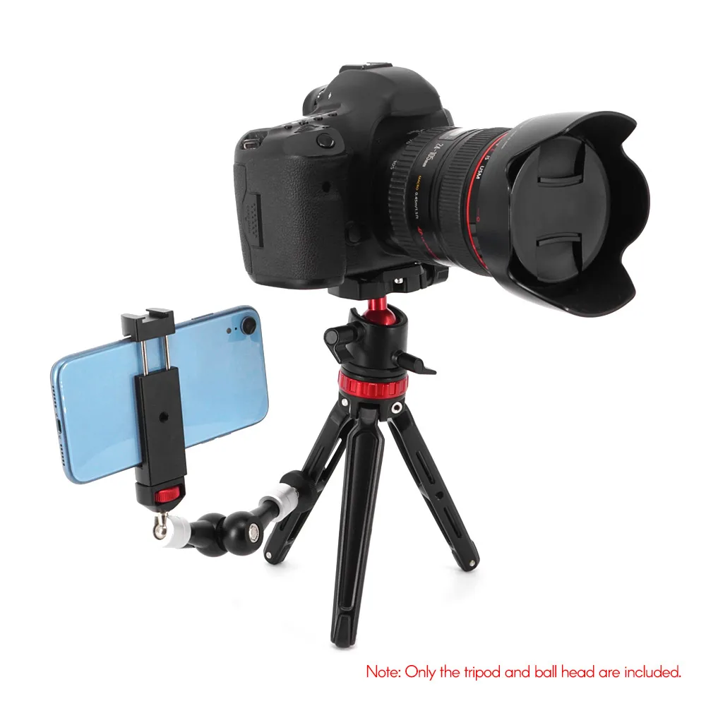 Настольный мини штатив Andoer алюминиевый Стабильный Портативный с трехмерными