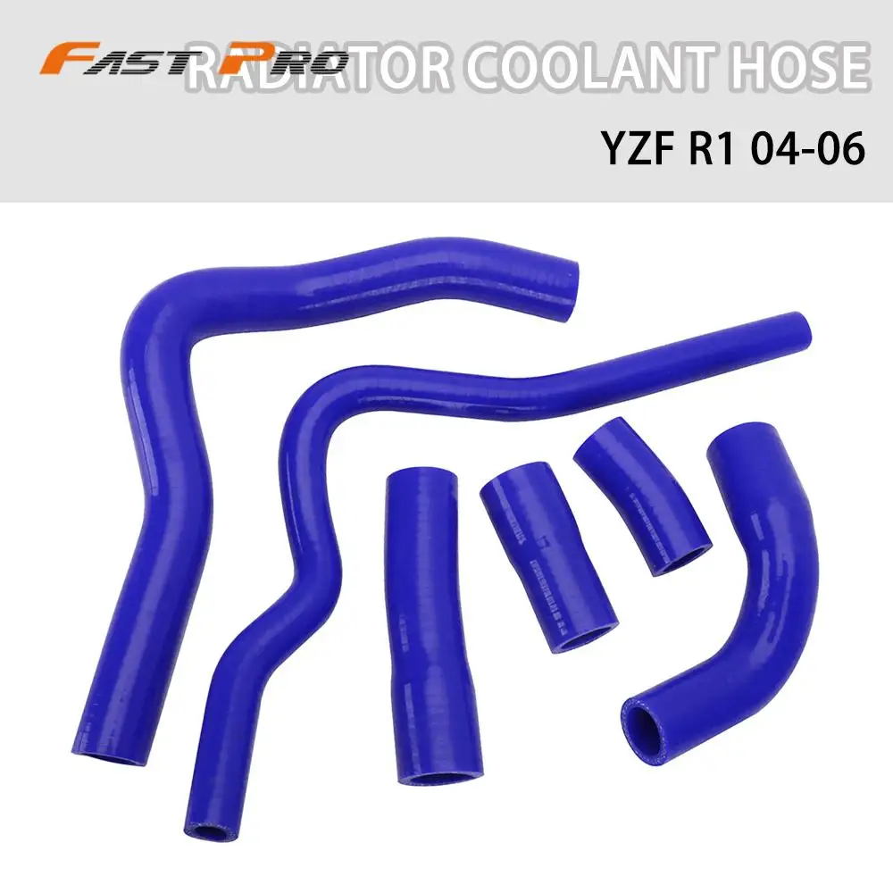 Fastpro Motorcycle Radiator Coolant Hose Rubber for YZF R1 2004-2006 