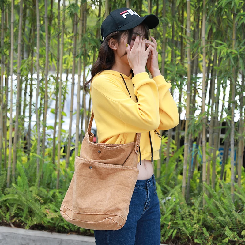 Женские большие хлопковые холщовые сумки на плечо, высокое качество, сумка-тоут, многоразовая складная сумка для покупок, мульти-карман, Сумка с эко-подкладкой