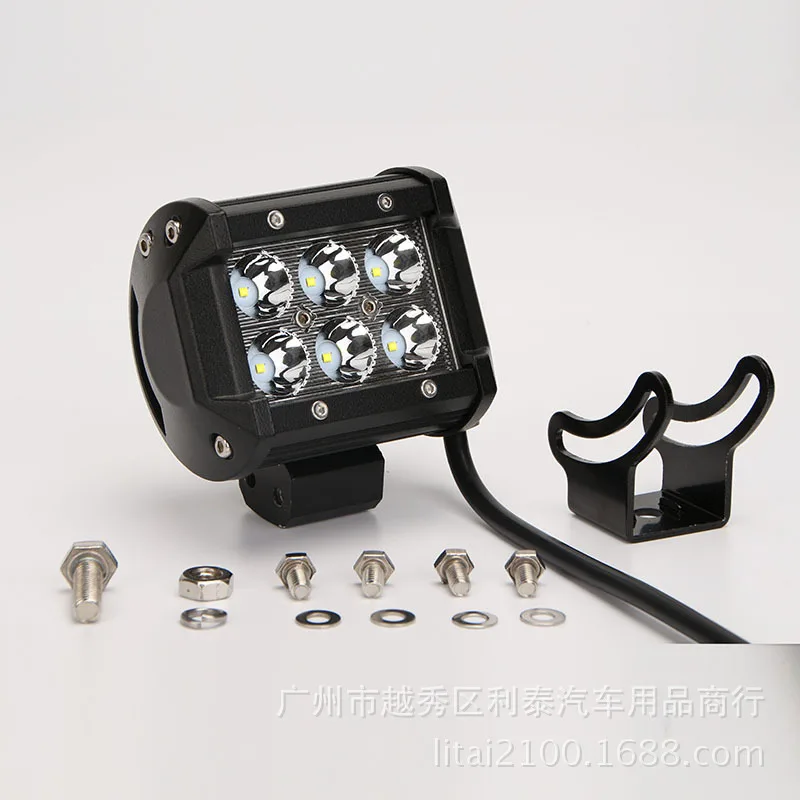 

18w Double-Row LED Work Light Roof Light yue ye deng 18 w led Work Light Outdoor Spotlight