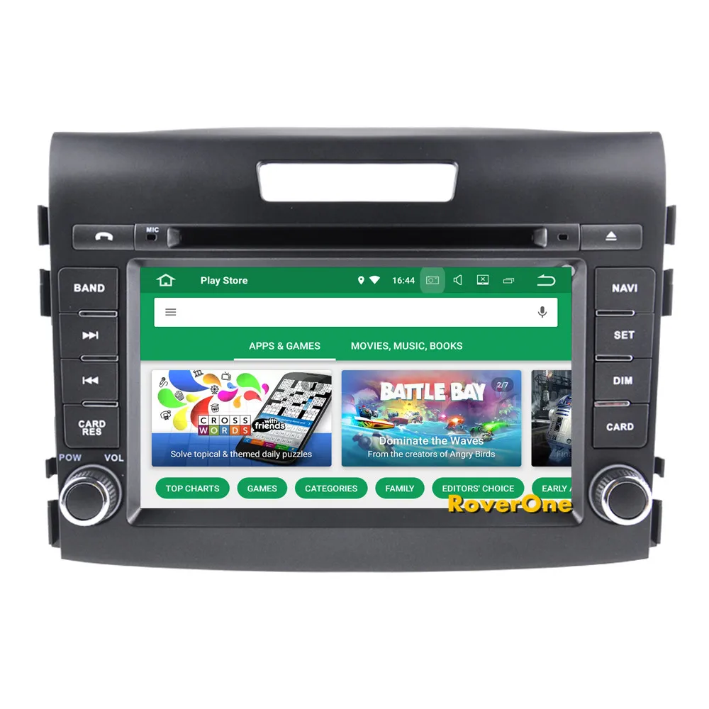 Best RoverOne Car Multimedia Player For Honda For CRV For CR-V 2012 2013 2014 2015 Android 9.0 4G+64G Stereo Radio DVD GPS Navigation 11