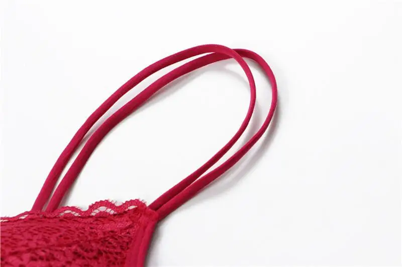 Sexy Spitze BH Frauen Unterwäsche ultra dünn ohne Stahlring sammeln Bra lette nicht abnehmbare Schulter gurt Rücken verschluss Büstenhalter – Detail 20