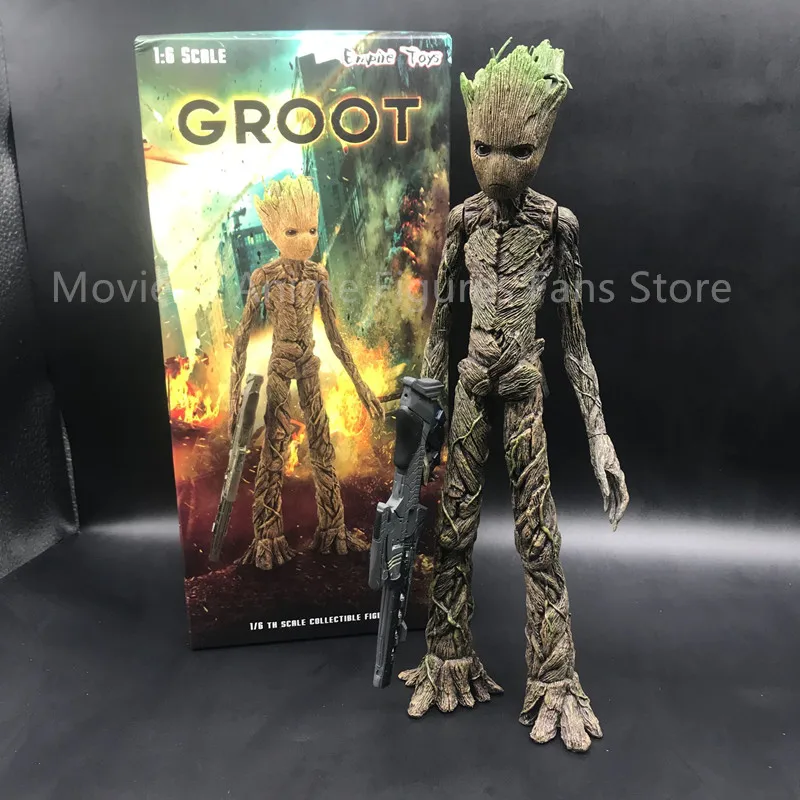 30 см новый фильм галактика Мстители герой дерево человек Фигурки ПВХ Статуя