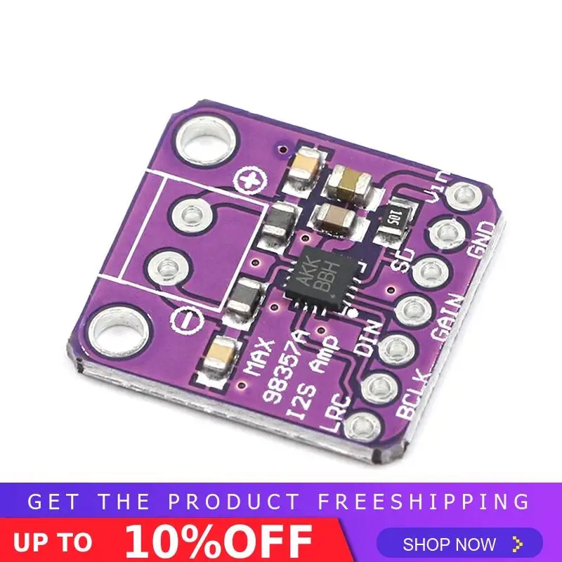 Max98357 3 Вт усилитель класса D Breakout интерфейс ies Dac декодер модуль без фильтра аудио плата для Raspberry Pi Esp32