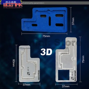 

Mechanic 3D-Xplus Grooves Positioning glue removing tin planting platform For IPHONE X XS XSMAX latest 3D steel mesh latest