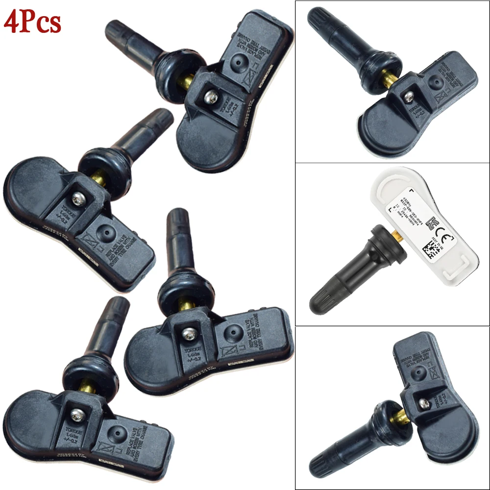 4Pcs New Car TPMS Sensor Tire Pressure Monitoring System Sensor For