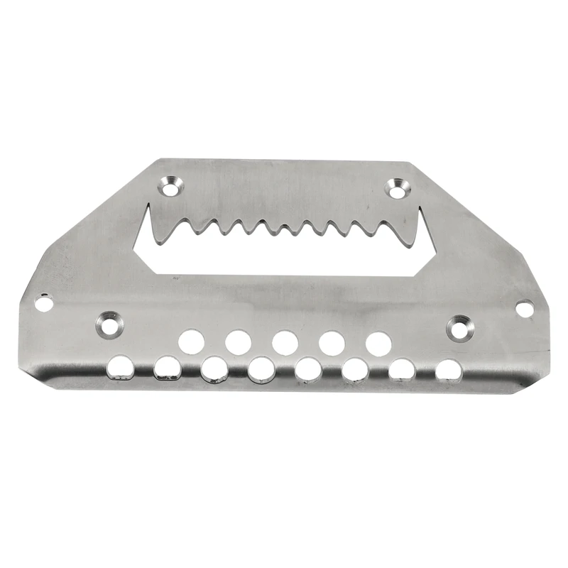 

Metal Stainless Steel Front Chassis Armor Protection Plate for 1/10 RC Tracked Traxxas TRX-4 G500 Front Protection Board