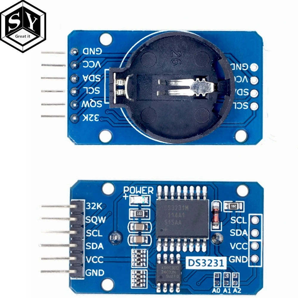 Ds3231 At24c32 Iic Module Precision Clock Module Ds3231sn For Arduino ...