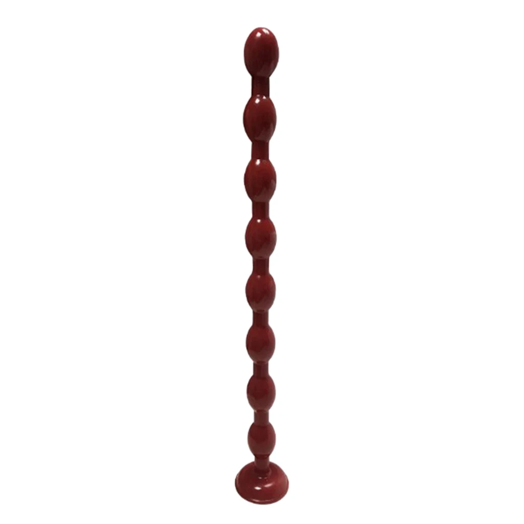 Soft Elastic PVC 8 Beads Anal Butt Plug Toys with Suction Cup Backcourt Pull Beads Prostate Massager Ball Adult Games Party Prop