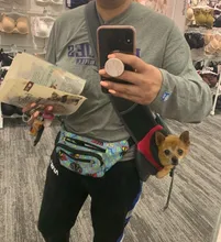 Pet Dog Sling Carrier Breathable Mesh Travel Safe Oxford Sling Bag Carrier for Dog Cat