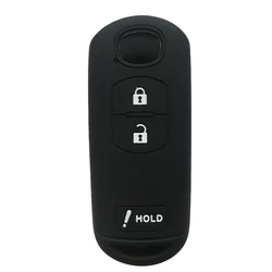 Premium Silicone Remote Key Cover Case - Durable, Protective, Stylish Design (Bmodel black)