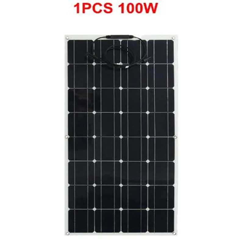 Очень практичен, 1 шт. 100 Вт гибкие PV солнечная панель 12V солнечный элемент/модуль/система на колесах/автомобиль/лодка, цена продажи