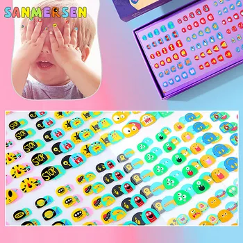 

540pcs DIY Cartoon Girl Kids Nail Sticker Toys Princess Child Girl Baby Fashion DIY Nail Animal Stickers Toys Accessories