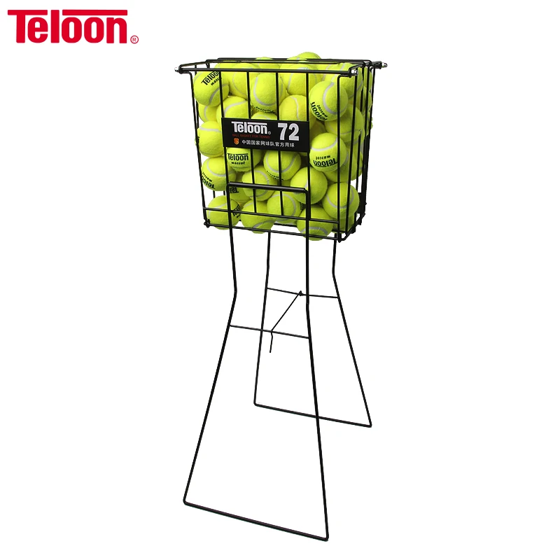 Teloon теннисные мячи 72 штуки вместительный коллекционный каркас металлический