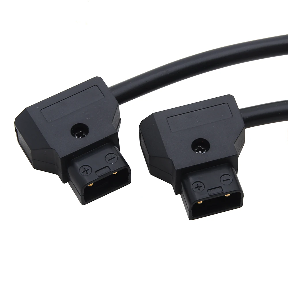 100cm Dtap to Dtap Cable Line for DSLR Rig Cable for Anton Bauer Camera Battery Black