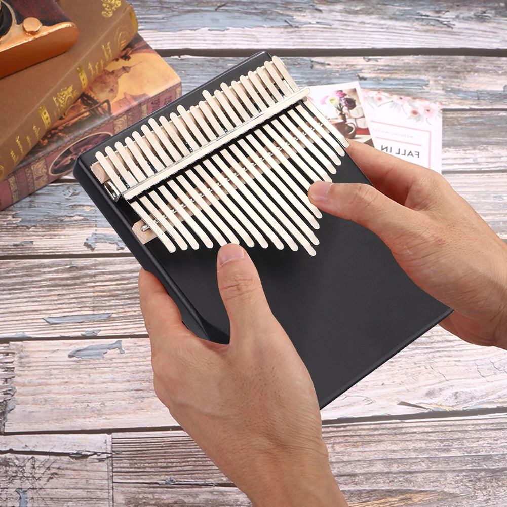 Kalimba 21 Key Wooden Thumb Piano Gecko Musical Instrument Gift With Accessories Full Solid Wood Mini |